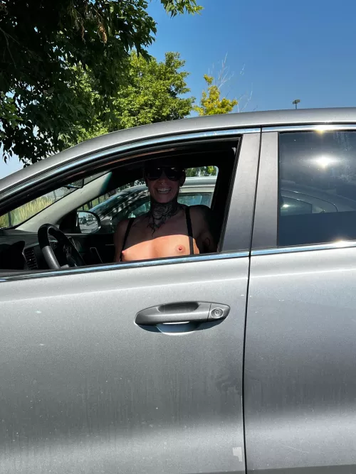 Keep your head up in Costco parking lot… 👀💋