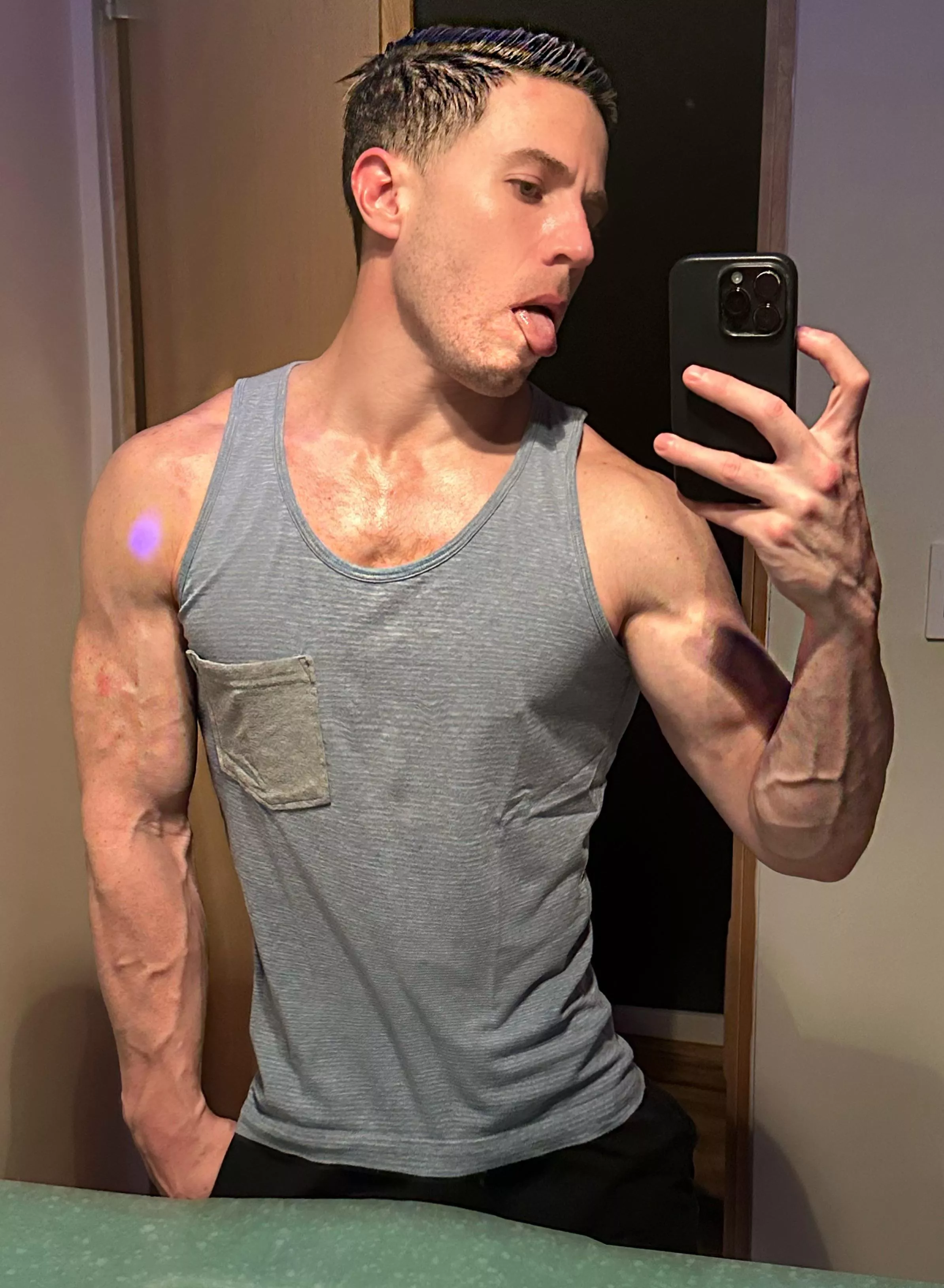 ready for bed after my night full-body moisturizing ritual. #ihadapurplelight ready for bed after my night full-body moisturizing ritual. #ihadapurplelight