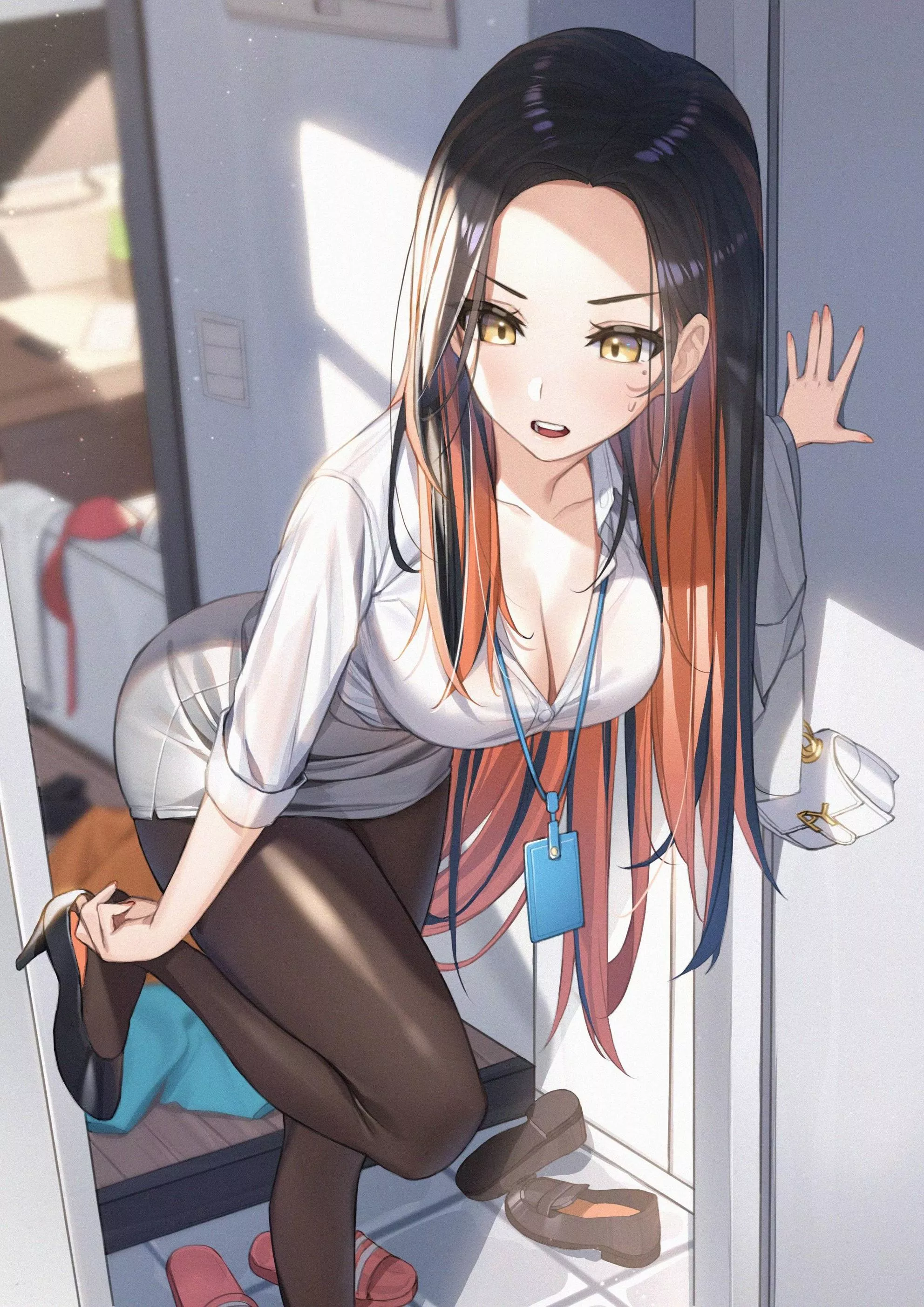 Running Late to Work [Artist's Original]
