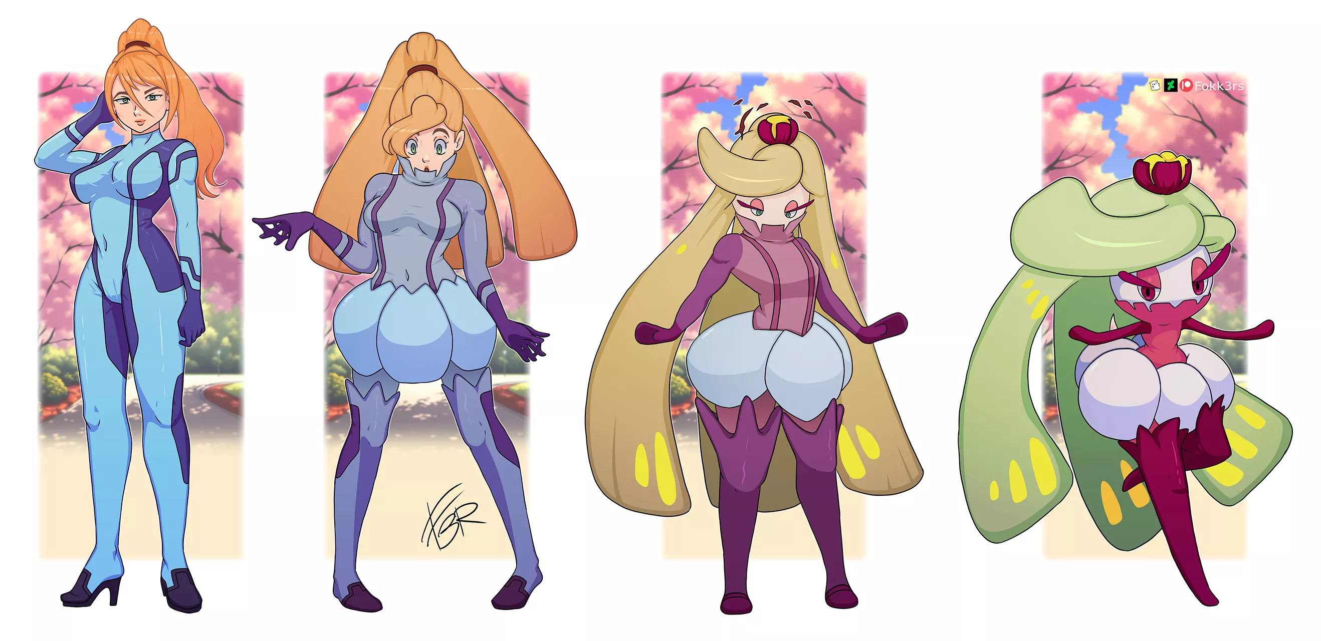 Samus to Tsareena by Fokk3rs