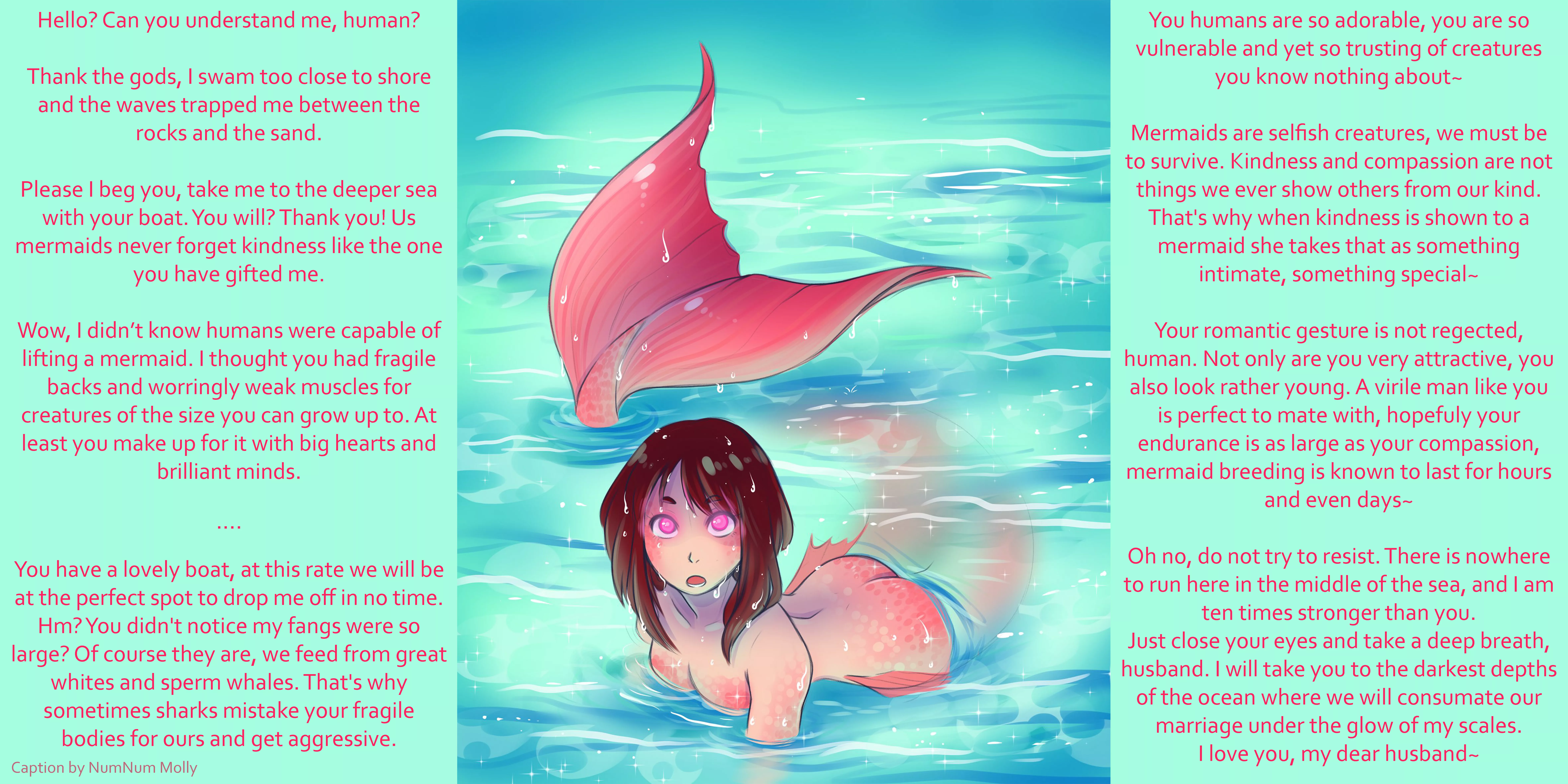 Showing Kindness to the Beauty of the Sea[Monster Girl Bestiary #1][Mermaid][Rescue][Flirting][Awkward Conversation][Learning More About Mermaids][Bad End...][Artist: Meggadoodle]