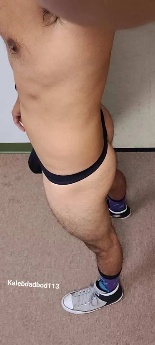 Some thong action at work.