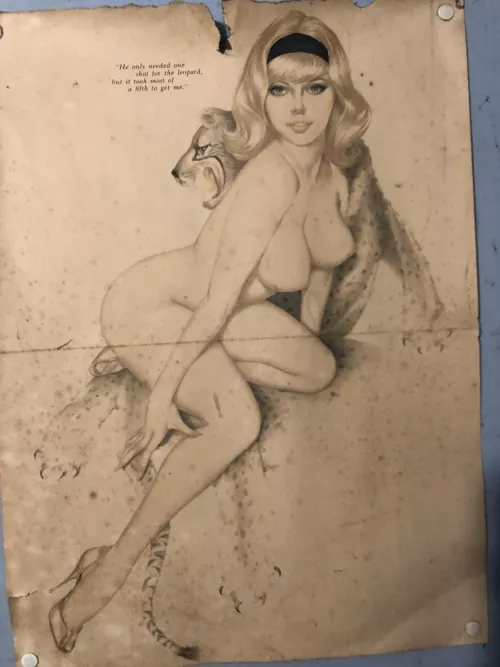 This has been hanging in my bathroom for as long as I can remember. I blame my bisexuality on it.