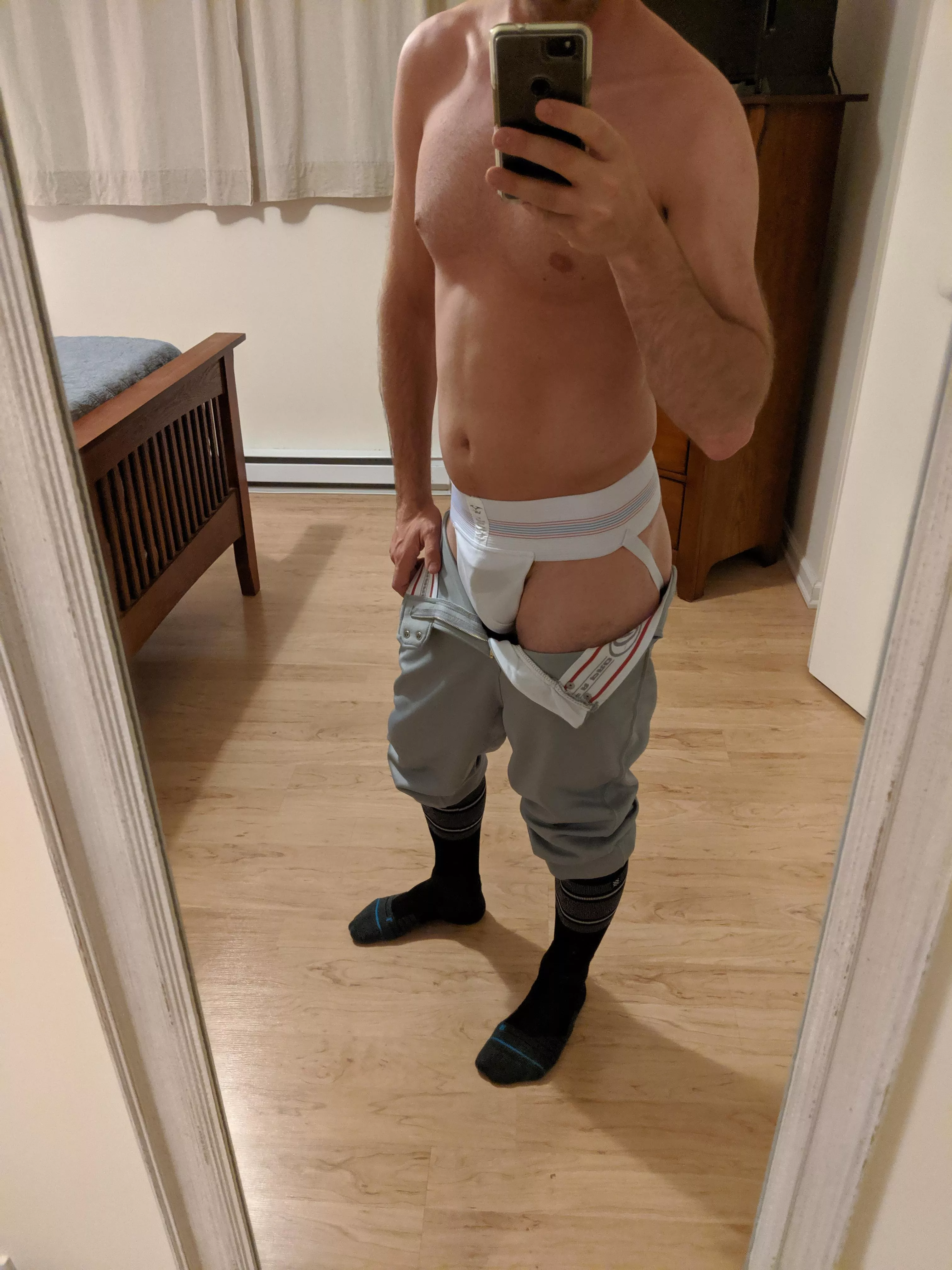 Waiting for ball season, but wearing my jock anyway