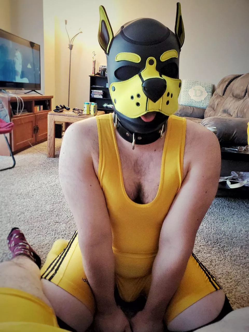 Waiting patiently for bones ☺️