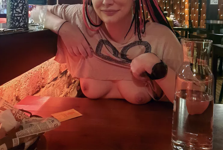 Well he paid the dinner, it's only fair