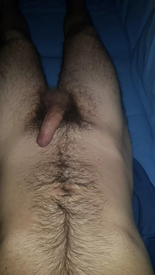 Who wants to suck this hairy 19 years old cock