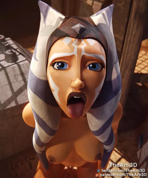 Ahsoka got thirsty (TheArti3D)