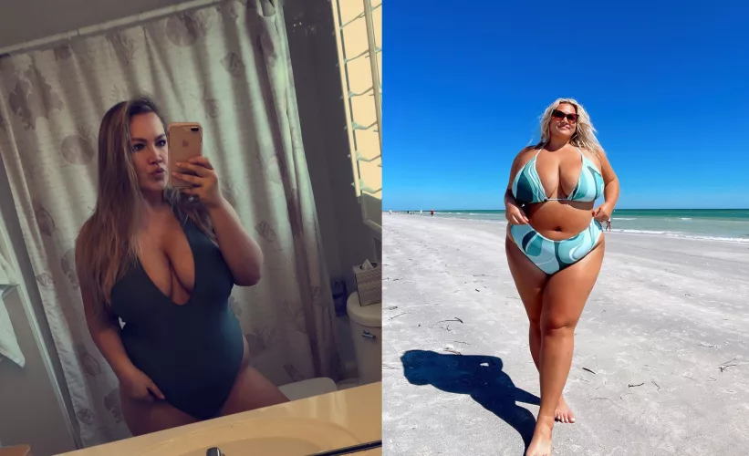 Blonde beauty's huge blow up!