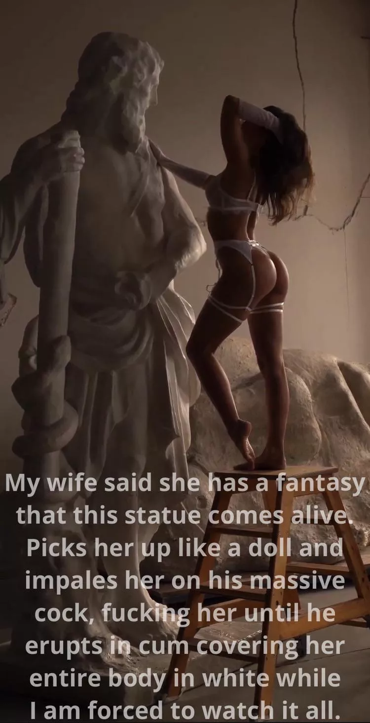 Cuckolded by a statue