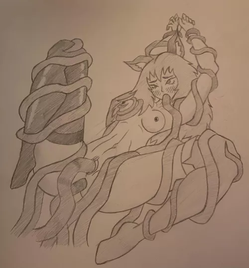 Drawing tentai is still fun (art by me)