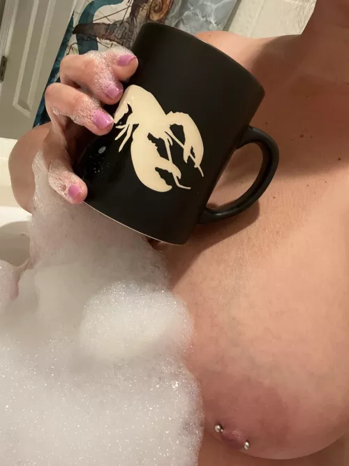 First time posted. So excited to be decide to treat myself to a bath and a cup of coffee