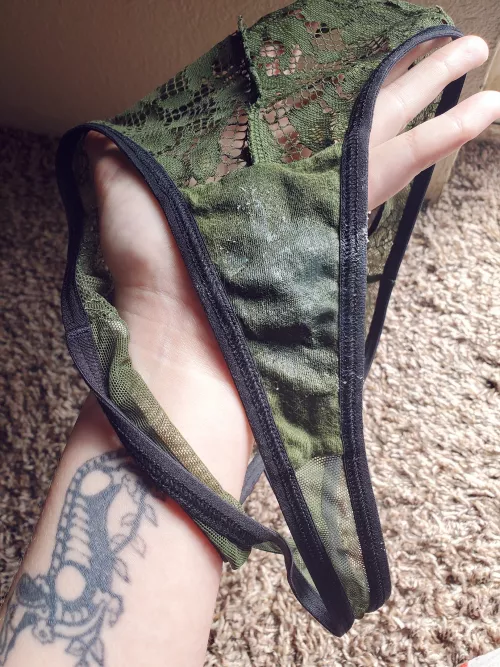 Freshly played in and peeled off