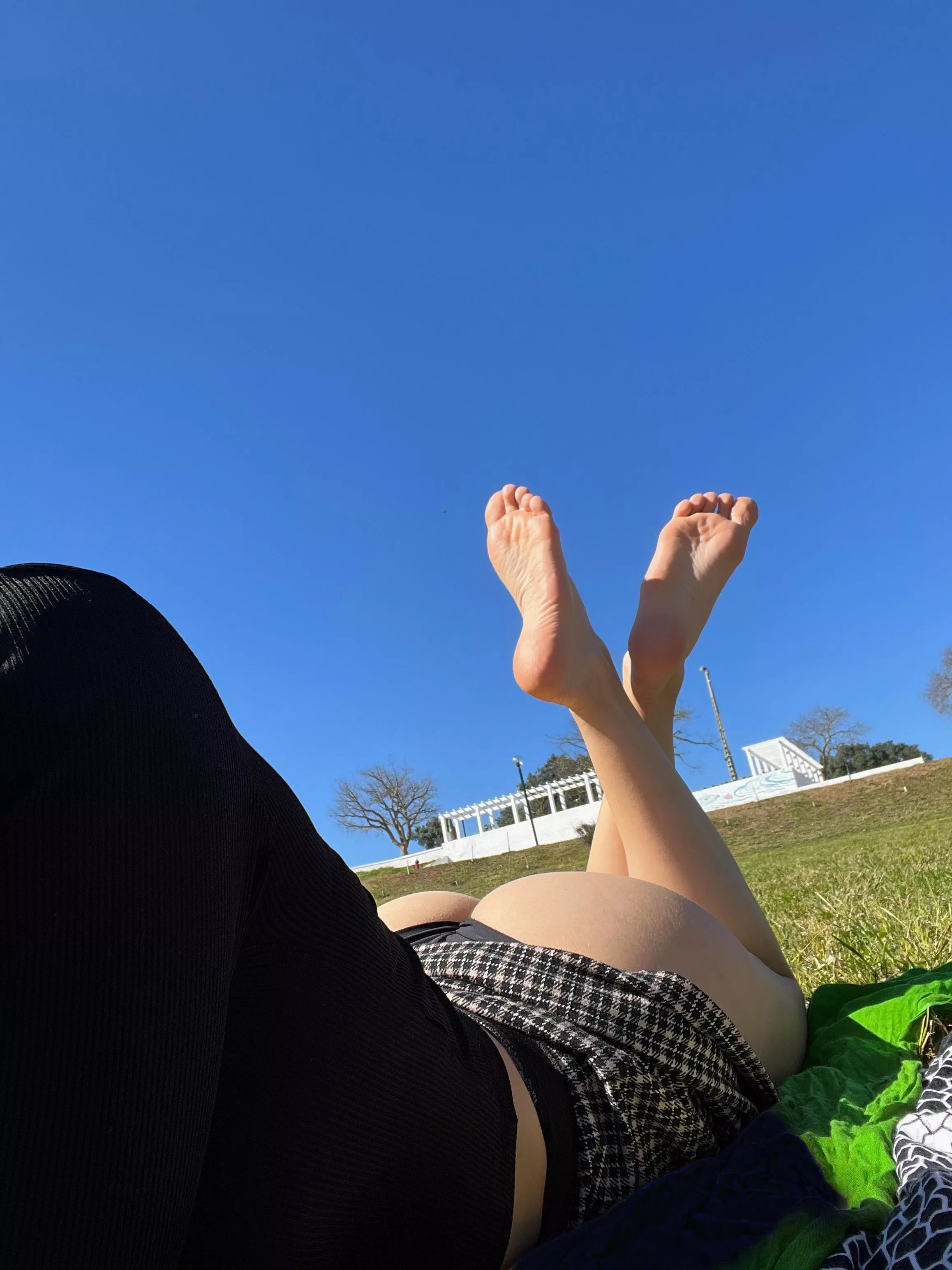 Get a little tan on my bum ❤️‍🔥