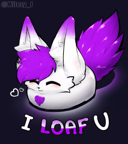 he loafs you x3 // by @milezy_f on twitter