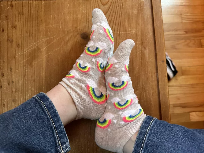 I love brand new socks but I love them even more when they’re fun ones
