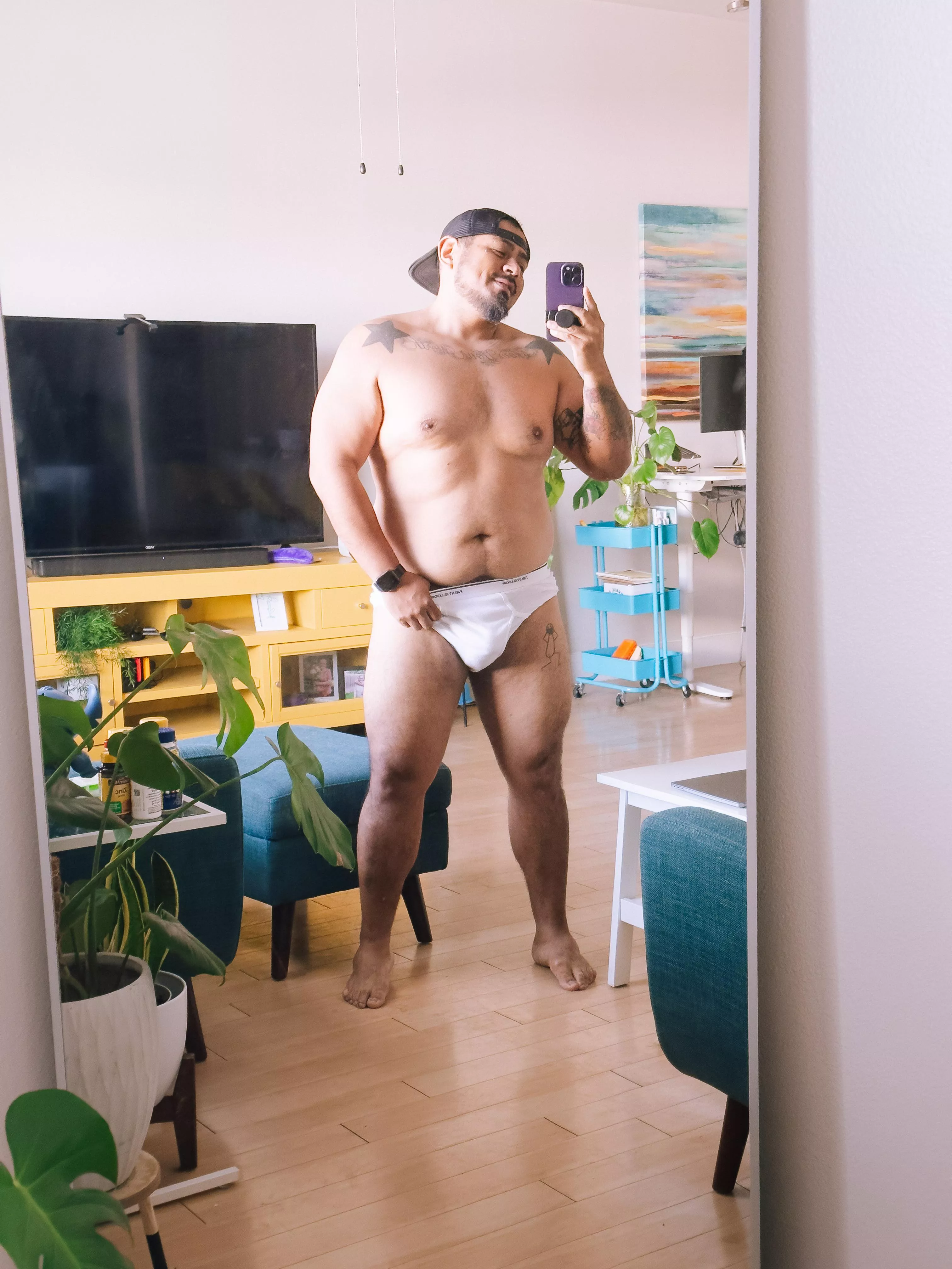 I took the day off to lay around in my undies.