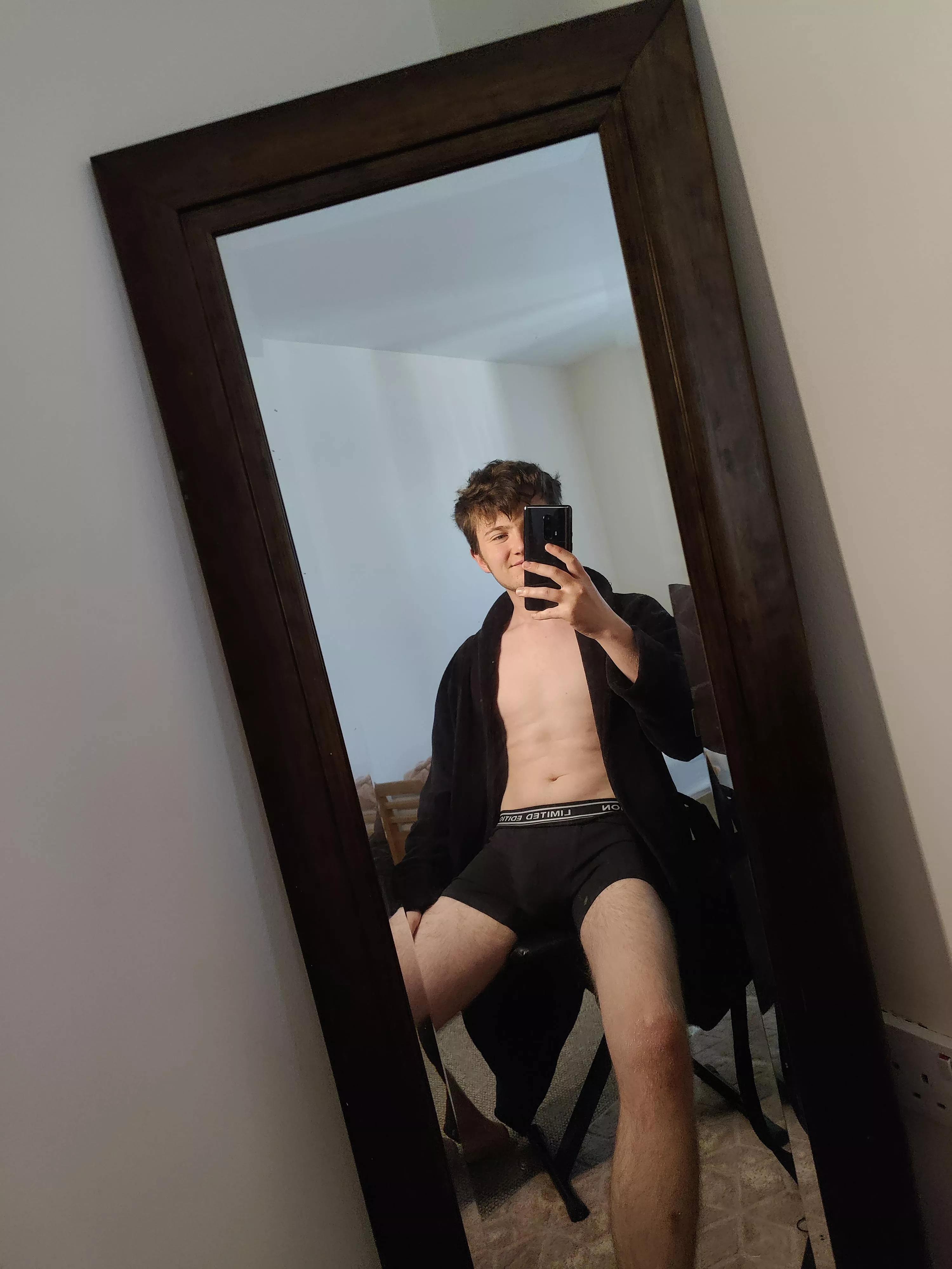 I walk around the flat dressed like this..wyd?