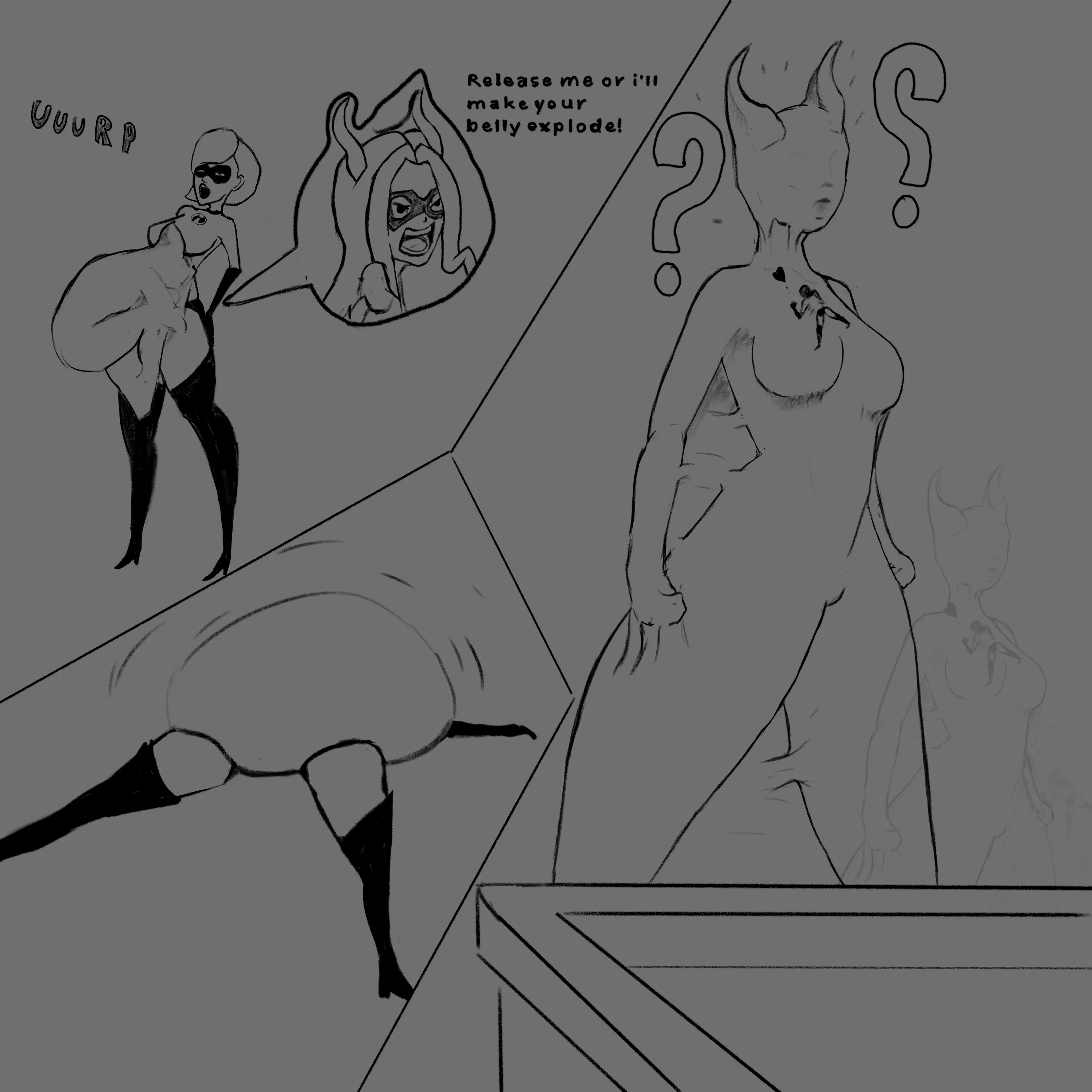 {Image} Elastcgirl vs Mt. Lady