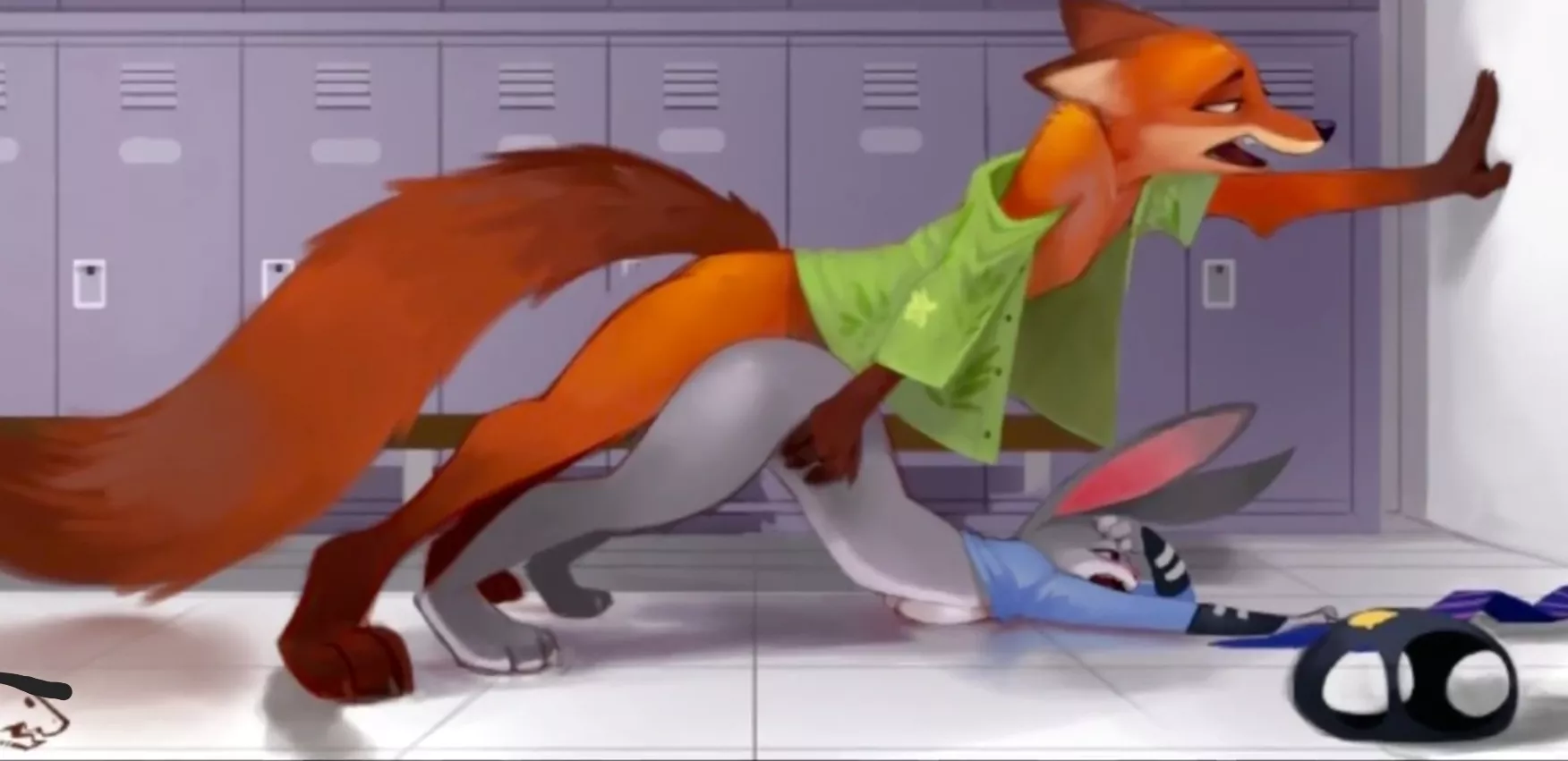 in the locker room (unknown)