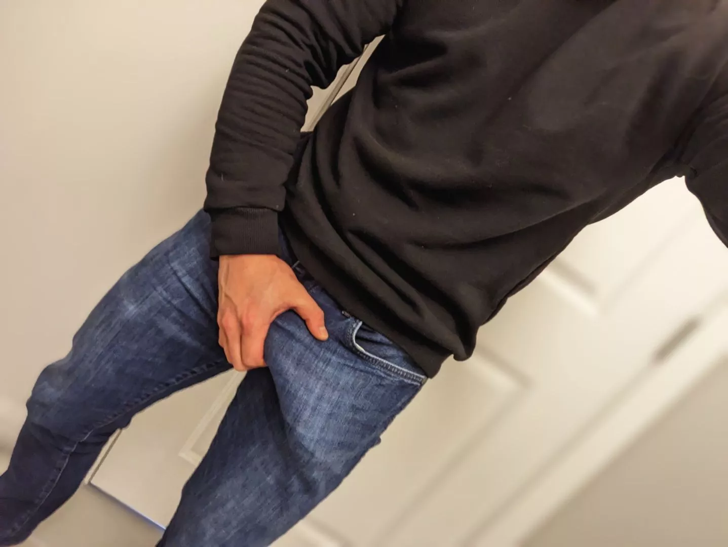 Jeans hide things better.