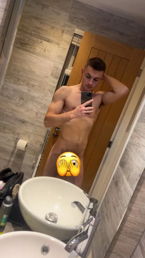 Just before my shower ;)