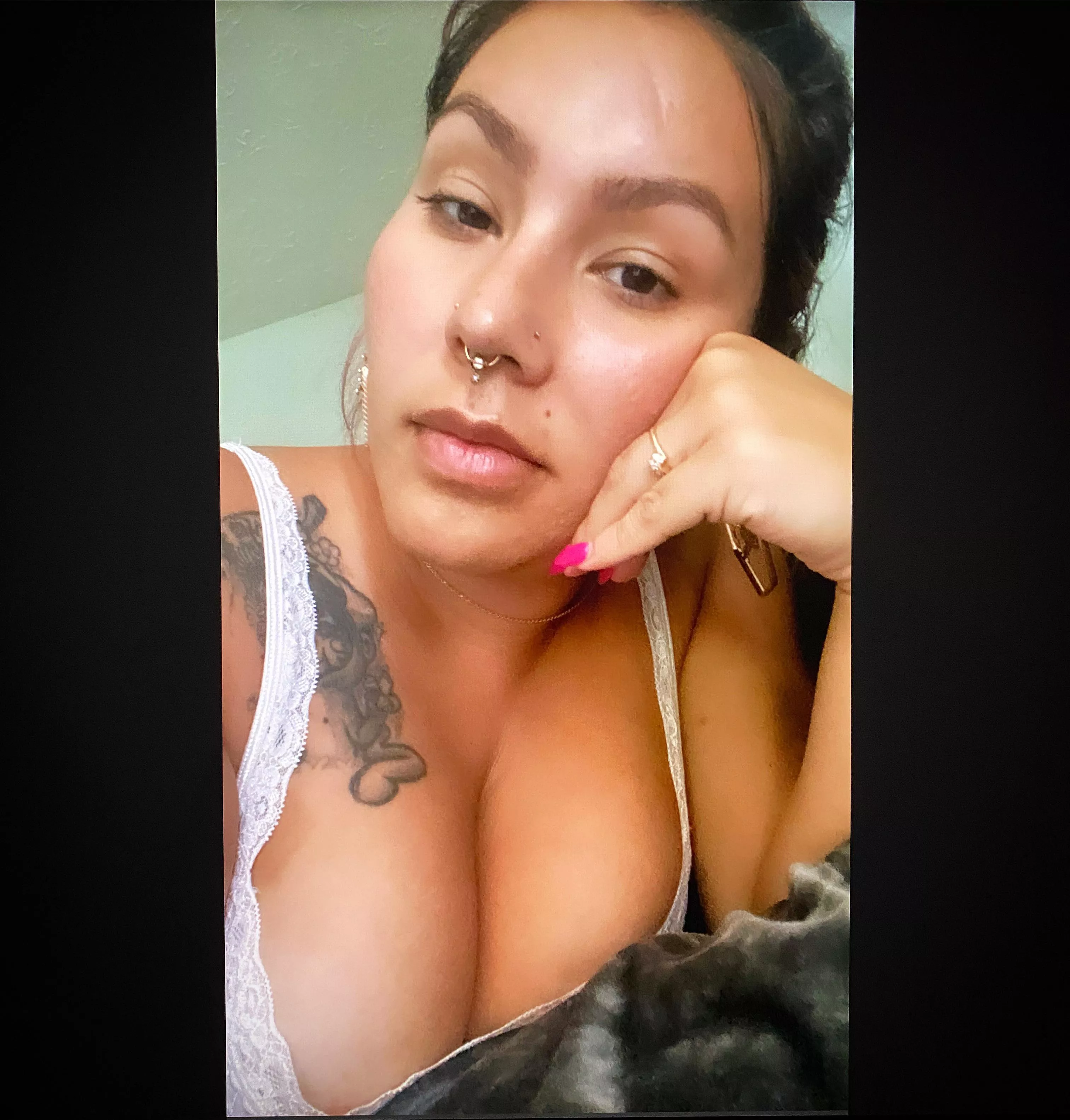 Just here think about me and you