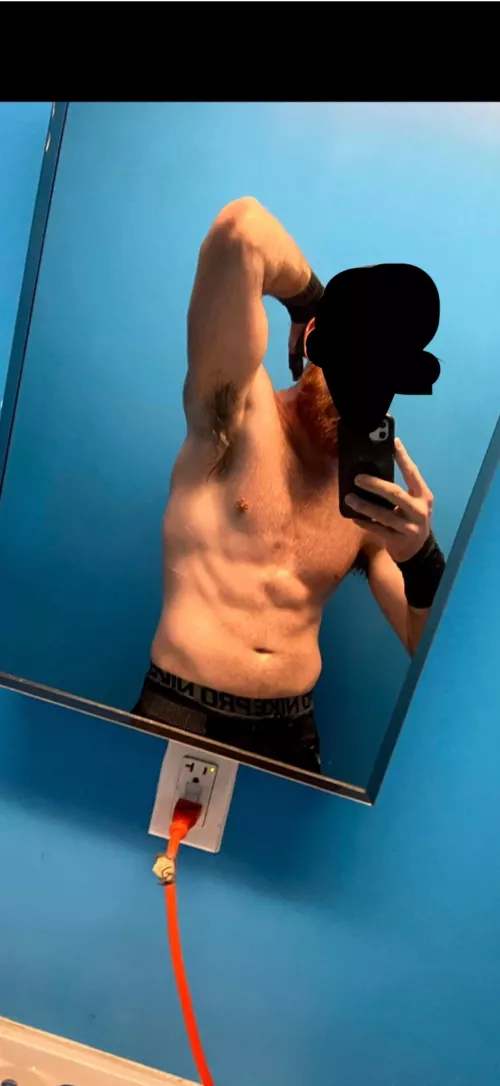 [m] feeling myself after that workout