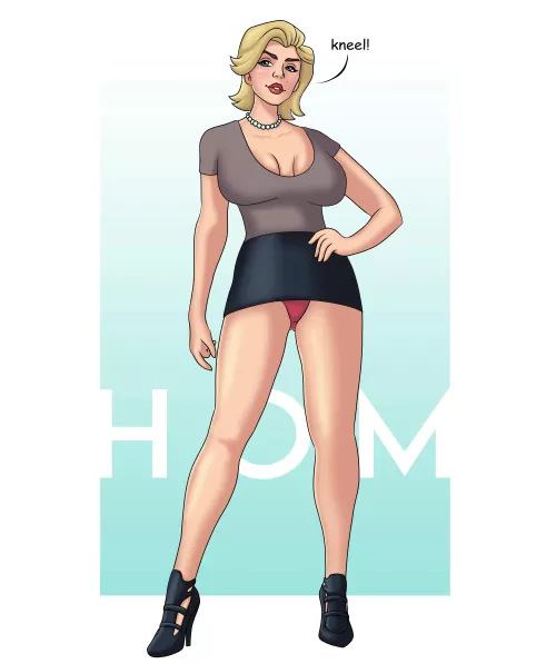 Made an OC of a Dom Mommy, gimmie your best backstory for her.