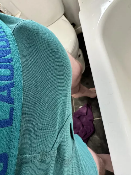 Morning hard cock in boxers