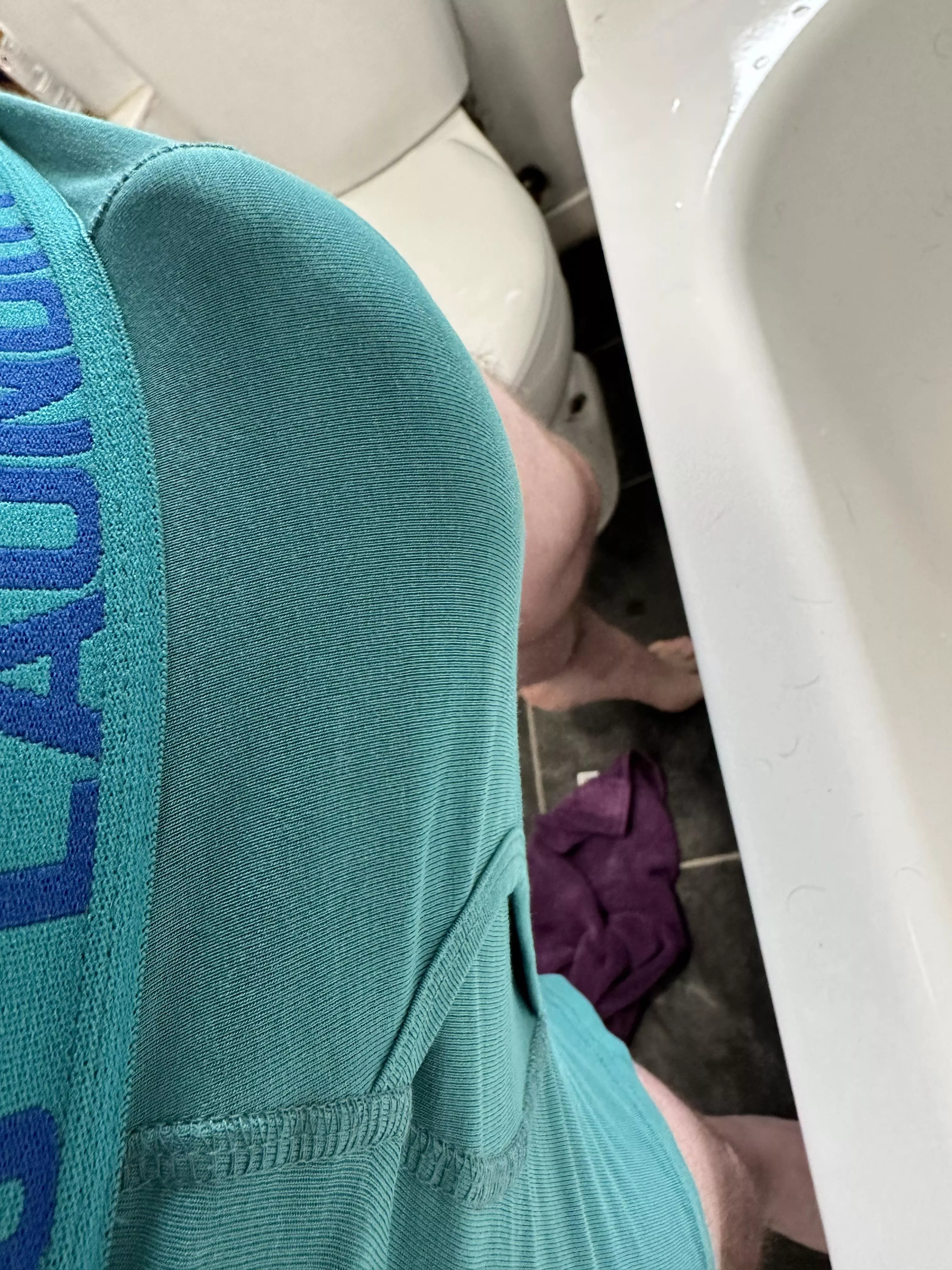 Morning hard cock in boxers