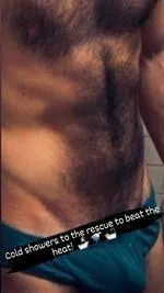 ready for shower, tell me what'd you do if you were here?