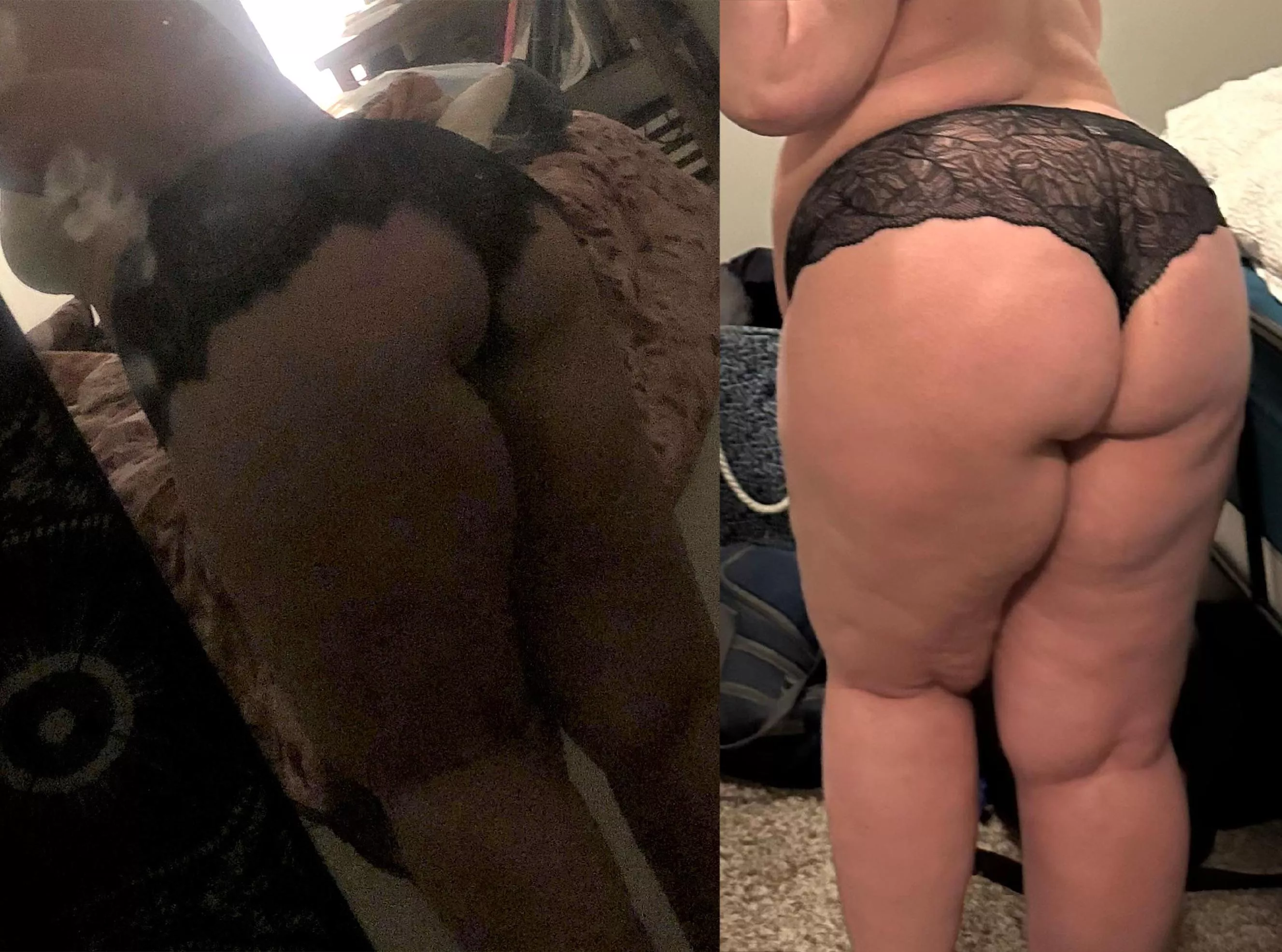 Same mirror smudge, different pants size