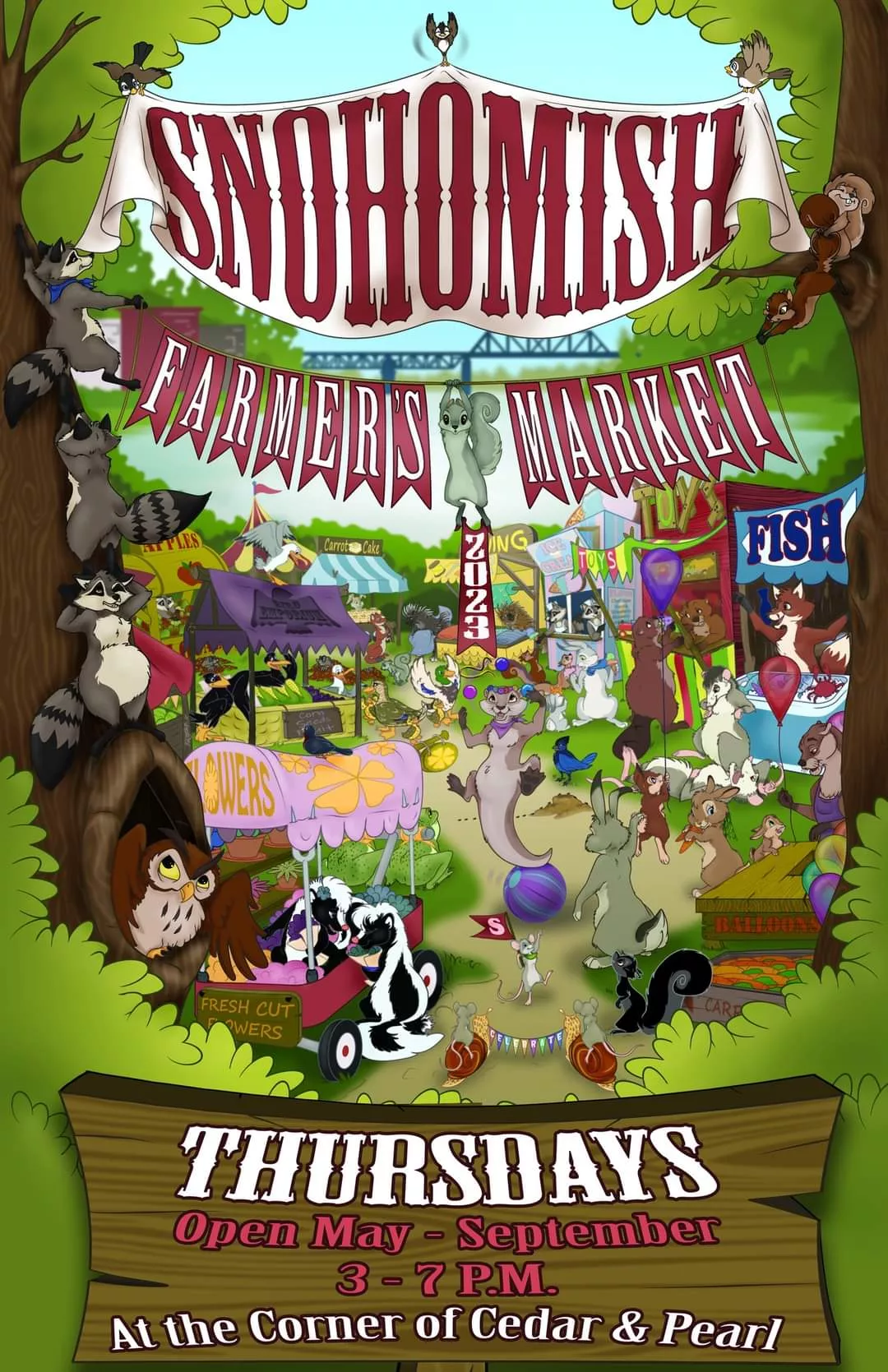 Since mine wasn't selected as the winner, I hope you enjoy my poster submission to my local farmer's market.