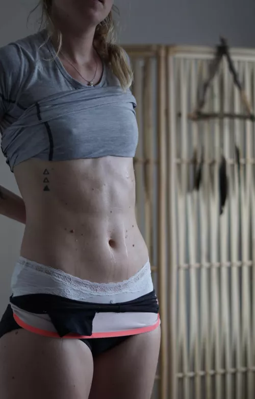 Soo sweaty after my latest workout