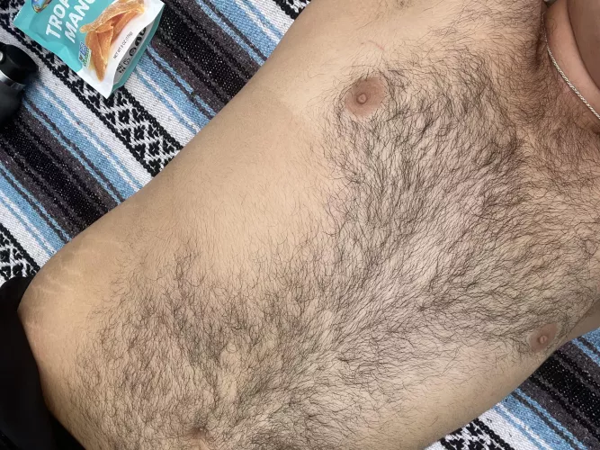 Sunbathing during Spring Break