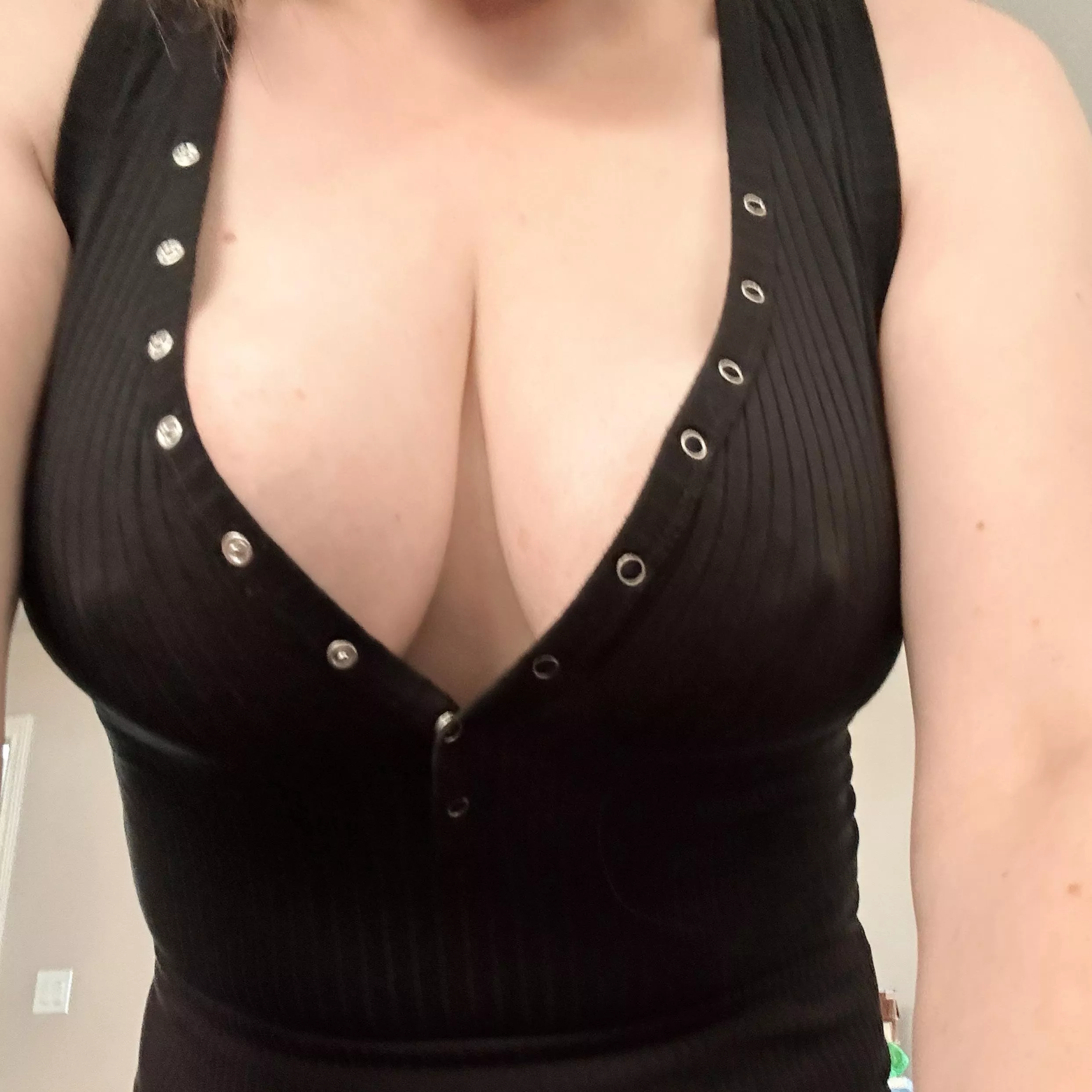 The buttons kept coming undone so I wore my top like this all day.