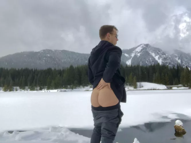 Went on a hike and couldn’t resist; there are cabins across the lake