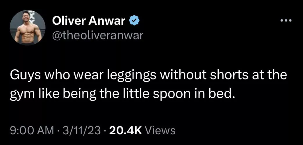 You mean this whole time all I had to do was wear leggings? This is revolutionary