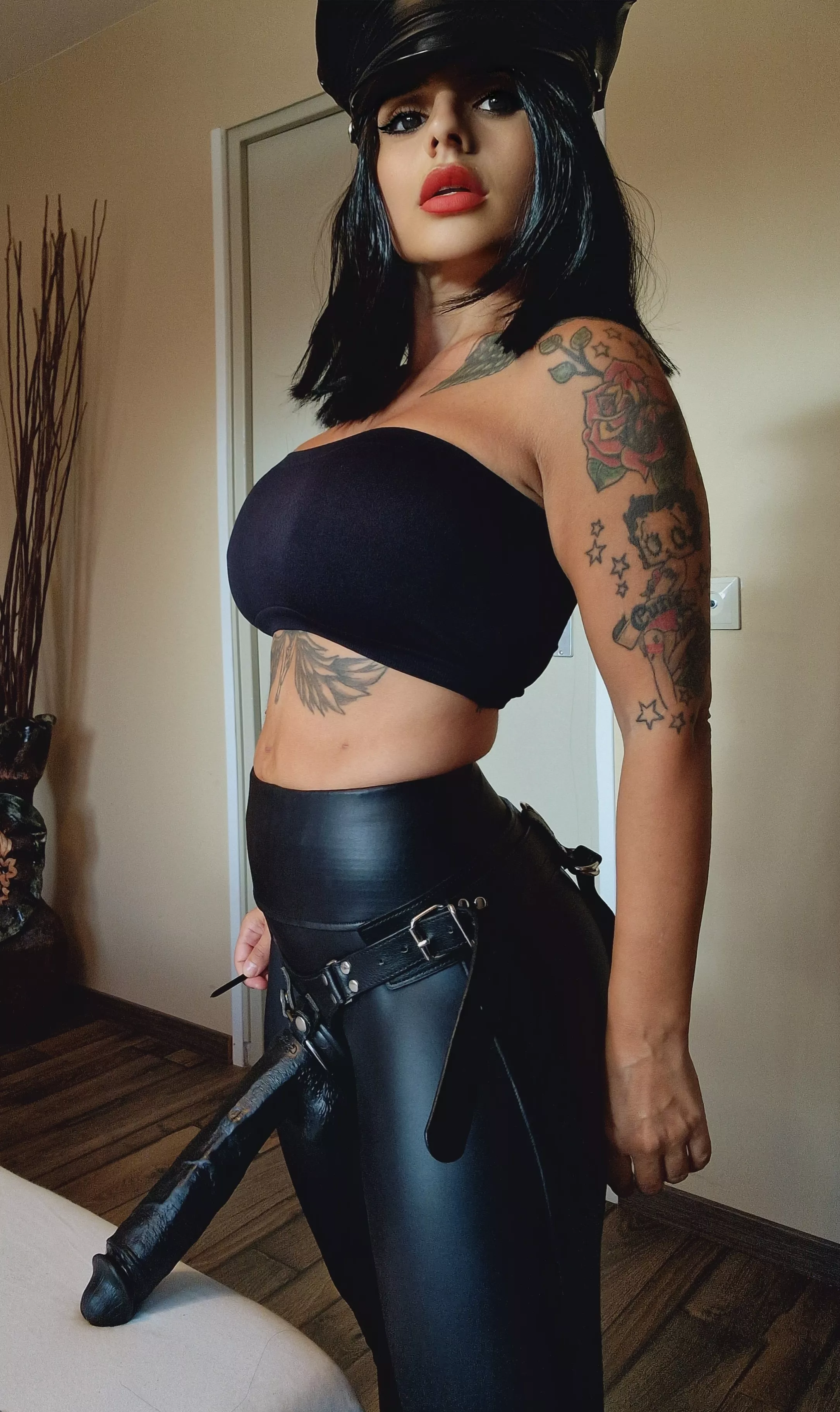 You will address me as ma'am or officer when you're taking this cock in your ass