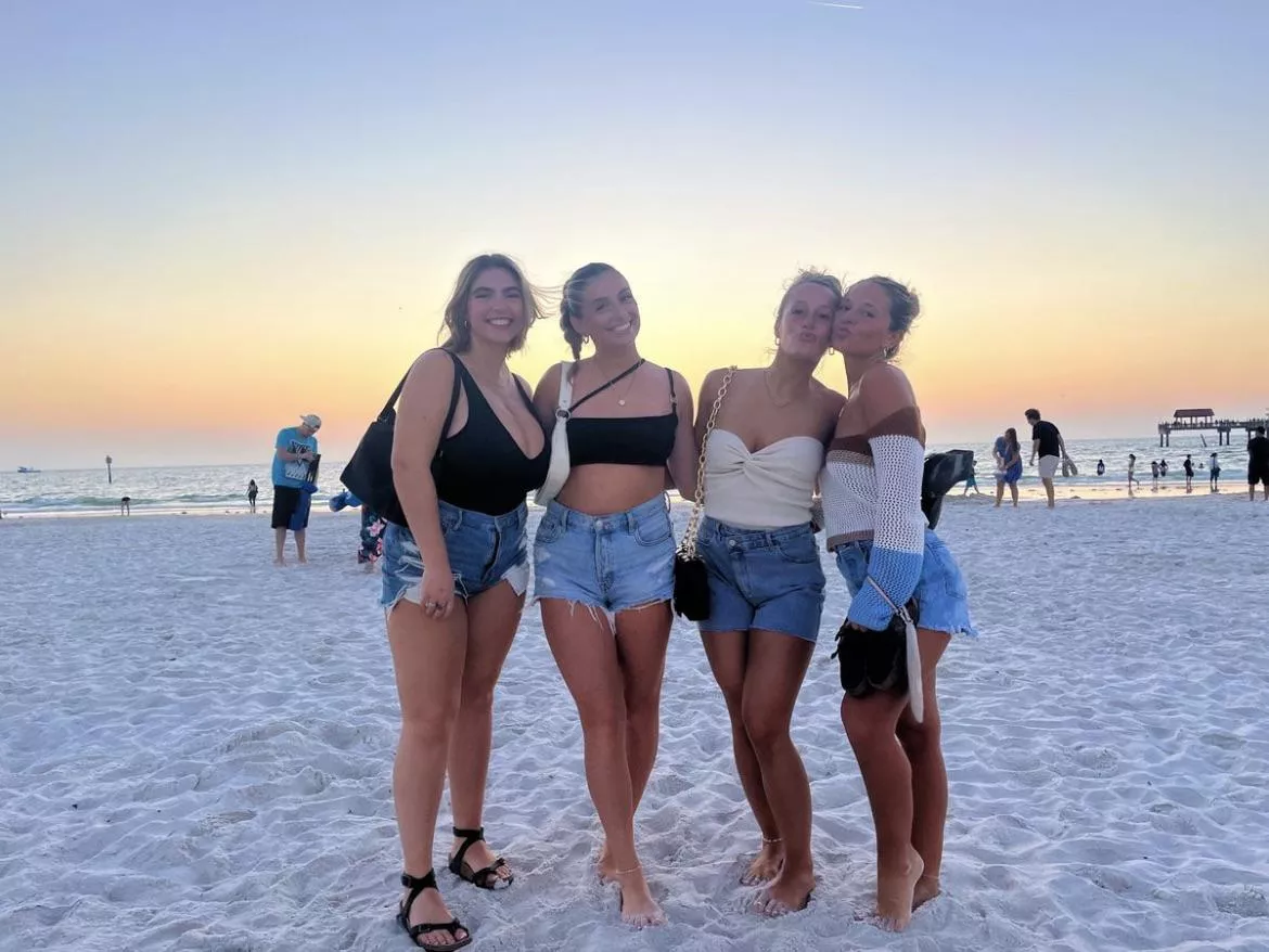 Bigger than her three friends combined