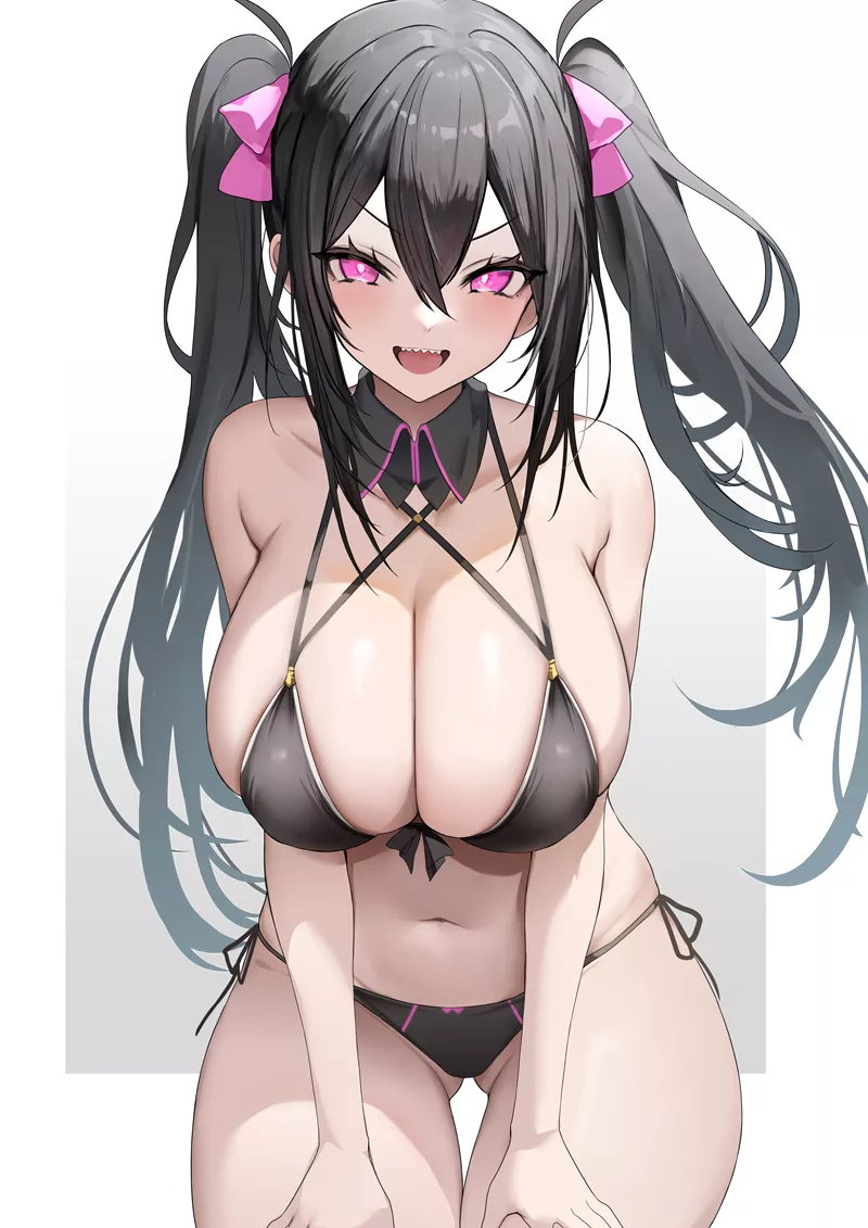 Black swimsuit [Artist's Original]