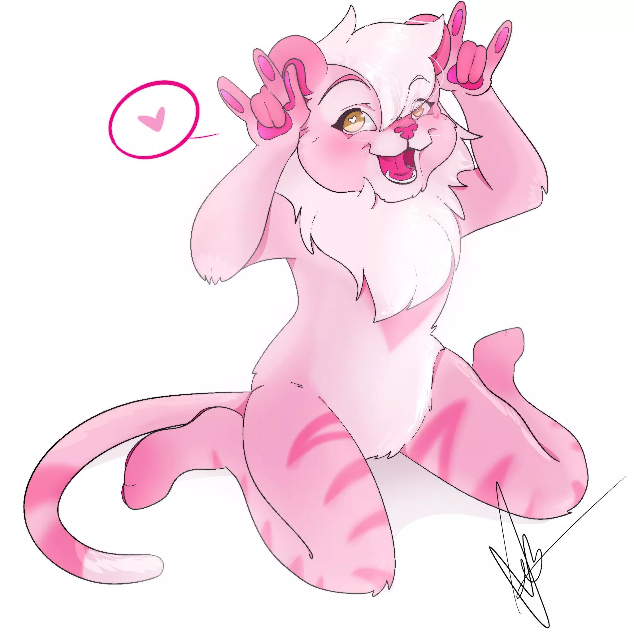 Couldn’t sleep and then I saw @/lalarke(on twitter) suit popped up on my TL. Too cute not to draw. 💖 art by me.