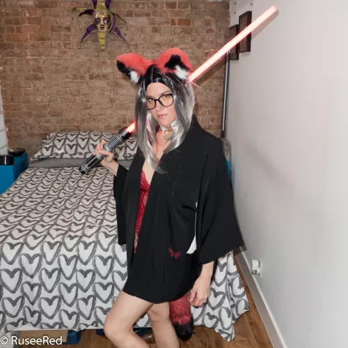 [F] Let's have a lightsaber duel! Winner gets....