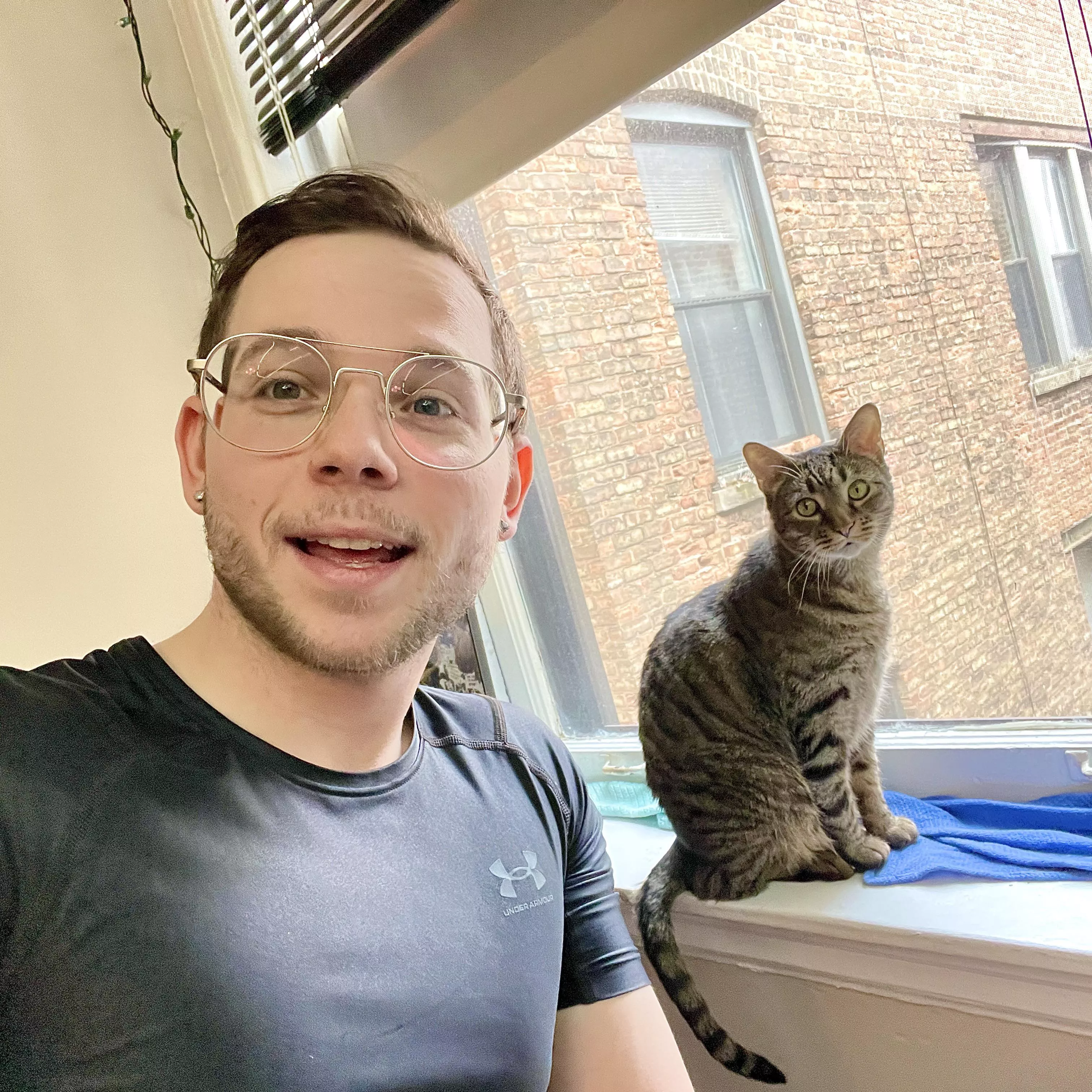 Hanging with my friend Hanging with my friend