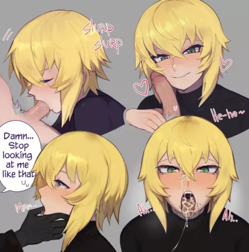 Head empty. I only think about cock