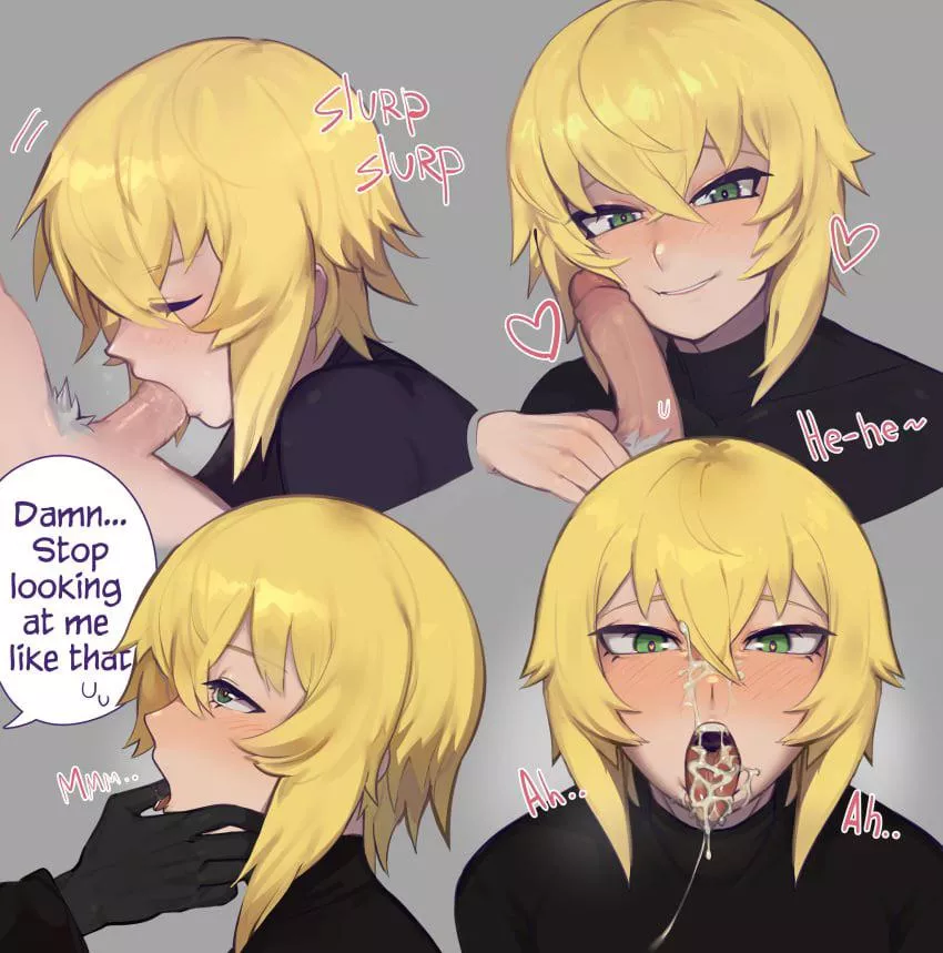 Head empty. I only think about cock