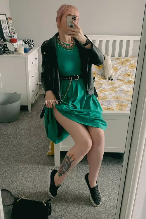 I don’t think my colleagues will mind me going without underwear for St.Paddy’s day [F]