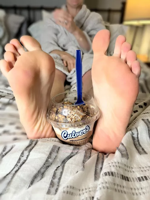 If you’re lucky I’ll let you have a lick