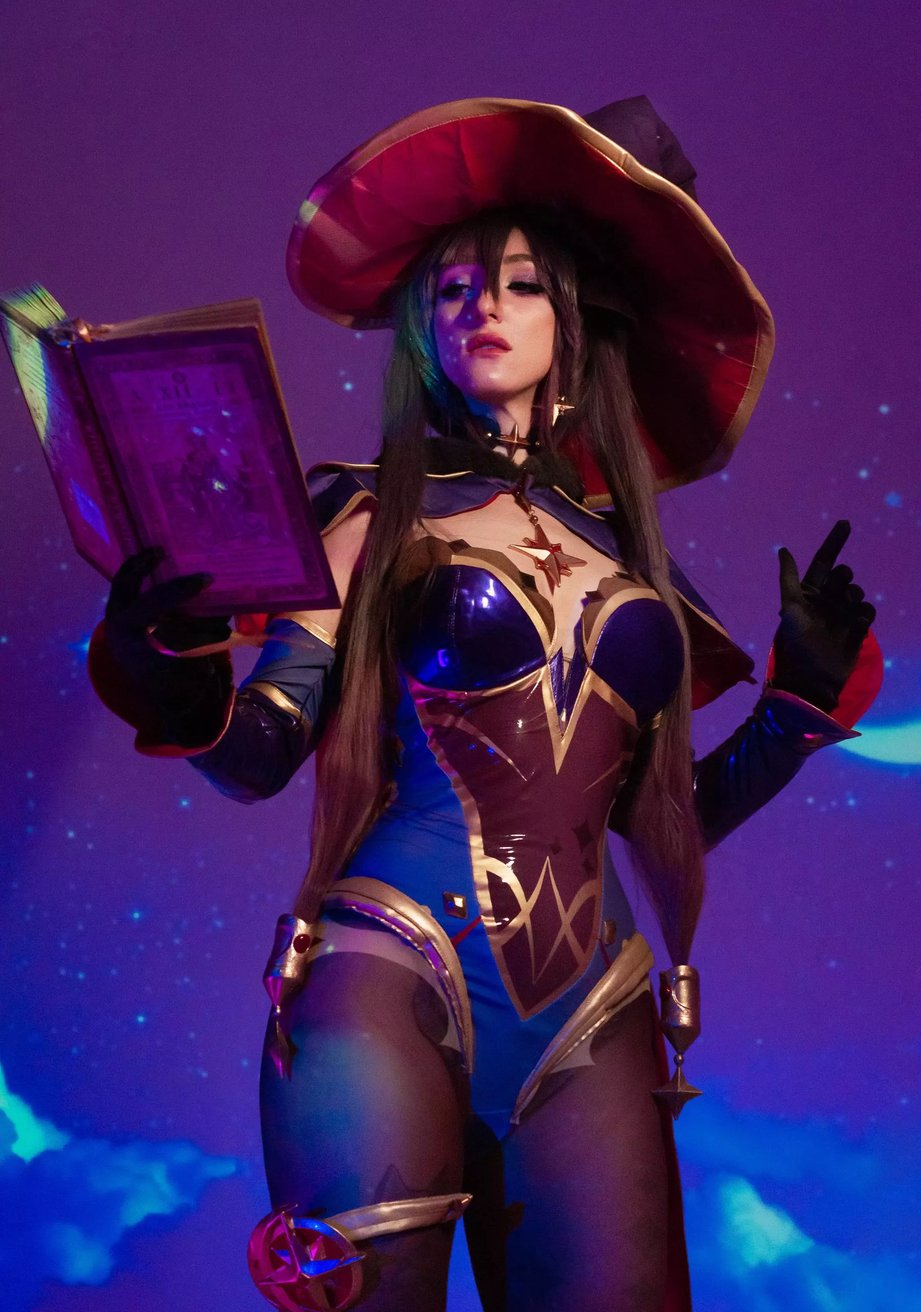 Mona from Genshin Impact cosplay by me